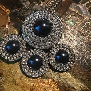 Atelier Swarovski Necklace. Karl Lagarfeld Necklace Pendent.